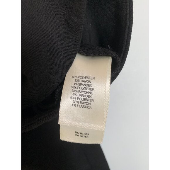 Kenneth Cole New York Womens Black Amanda Pant - Size 2 Short - Picture 7 of 7